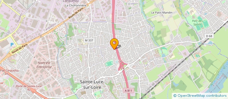 localisation de l'entreprise HOLDING BOUBO  SAINTE-LUCE-SUR-LOIRE