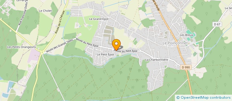 localisation de l'entreprise HOLDING BOUDEAU à LE POINCONNET