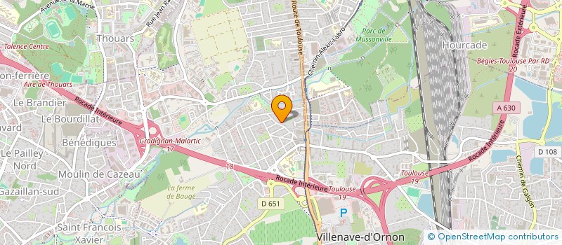 localisation de l'entreprise HOLDING BOUFFET  VILLENAVE-D'ORNON