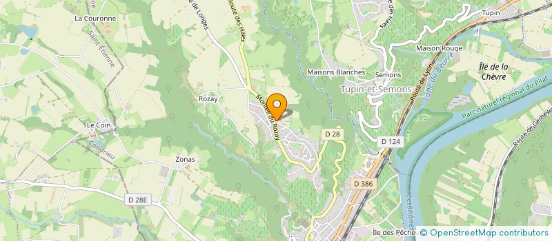 localisation de l'entreprise HOLDING BOUHALASSA  CONDRIEU