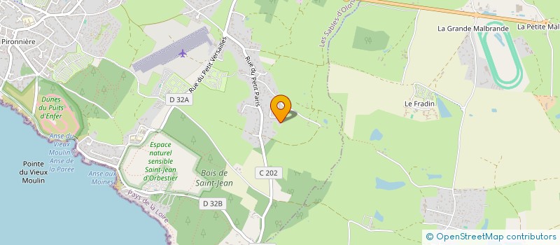 localisation de l'entreprise HOLDING BOUILLAUD à LES SABLES-D'OLONNE