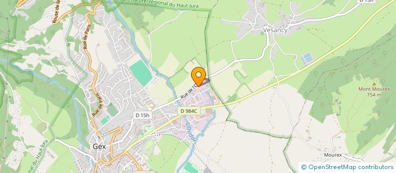 localisation de l'entreprise HOLDING BOUILLOT  GEX