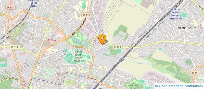 localisation de l'entreprise HOLDING BOUKOBZA  SARCELLES