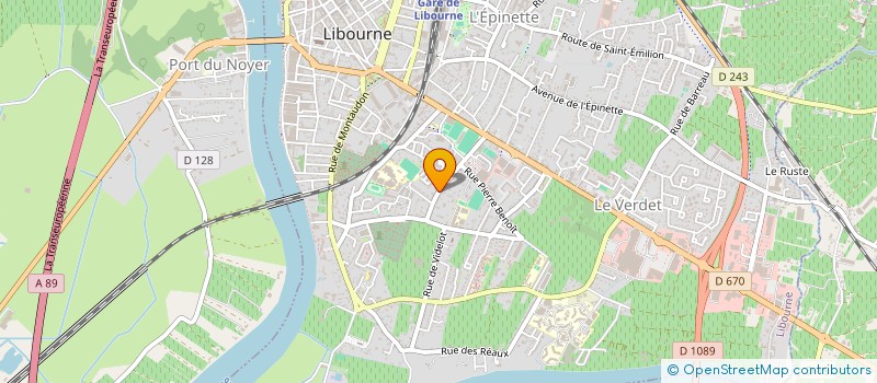 localisation de l'entreprise HOLDING BOULLECOCQ à LIBOURNE