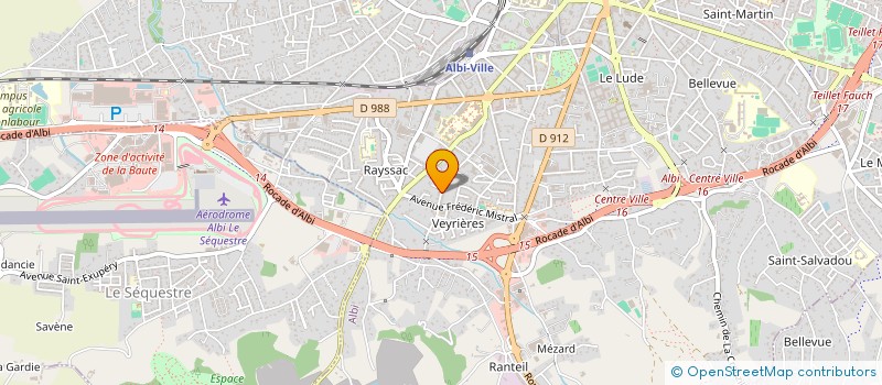 localisation de l'entreprise HOLDING BOUNOURE à ALBI