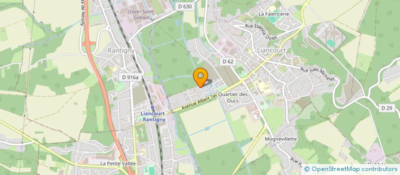 localisation de l'entreprise HOLDING BOURGNEUF  LIANCOURT