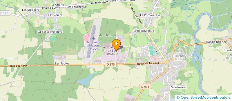 localisation de l'entreprise HOLDING BOURGOGNE REPAS  CUISERY