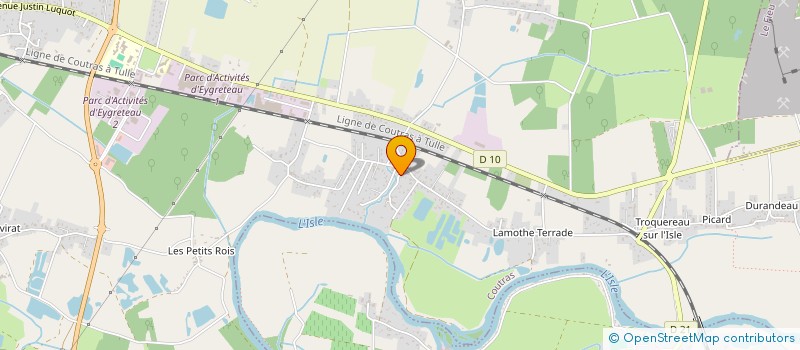 localisation de l'entreprise HOLDING BOUSQUET RCP  COUTRAS