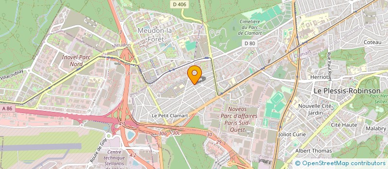 localisation de l'entreprise HOLDING BRANCO à CLAMART