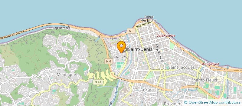 localisation de l'entreprise HOLDING BRATVA  SAINT-DENIS