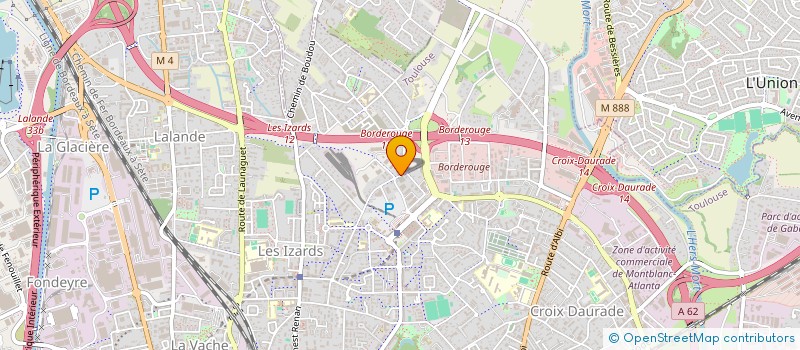 localisation de l'entreprise HOLDING BREFEIL  TOULOUSE