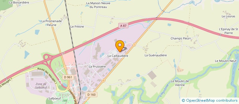 localisation de l'entreprise HOLDING BREGEON LANDAIS 49  CHEMILLE-EN-ANJOU