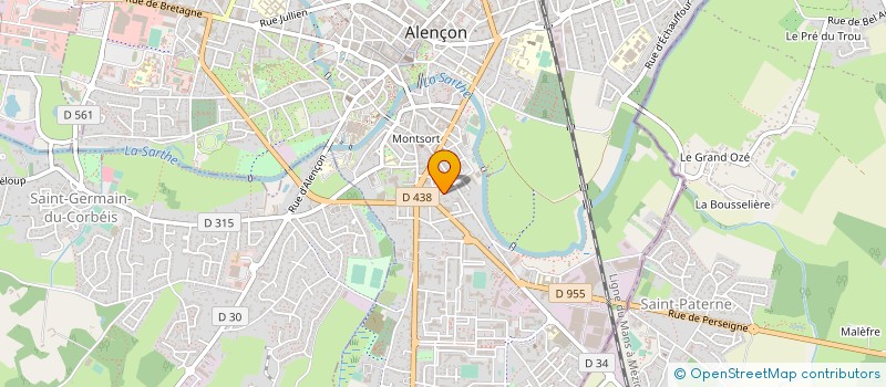 localisation de l'entreprise HOLDING BRETENET GRASLON à ALENCON