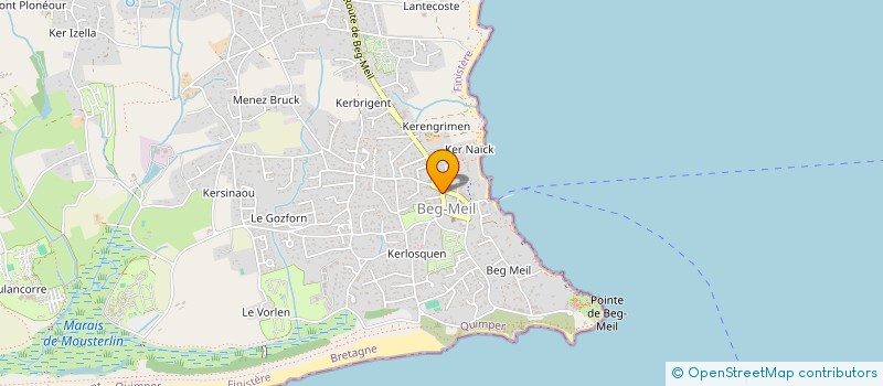 localisation de l'entreprise HOLDING BREZORIQUE  FOUESNANT