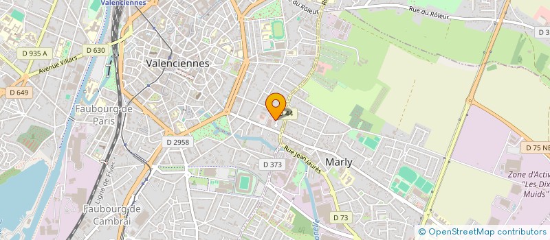 localisation de l'entreprise HOLDING BRIDOUX à VALENCIENNES