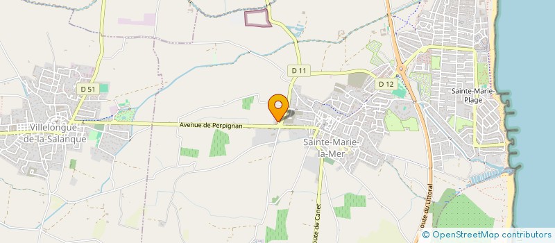 localisation de l'entreprise HOLDING BRINGUIER  SAINTE-MARIE-LA-MER