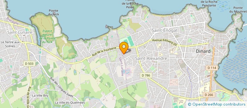 localisation de l'entreprise HOLDING BRISBARD  SAINT-LUNAIRE