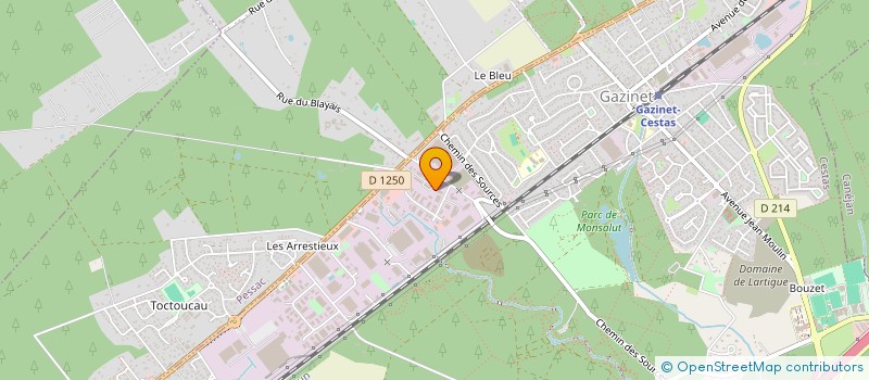 localisation de l'entreprise HOLDING BROTHERS INVEST à CESTAS