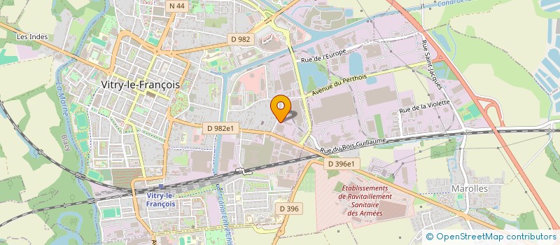 localisation de l'entreprise HOLDING BRUHAT  VITRY-LE-FRANCOIS