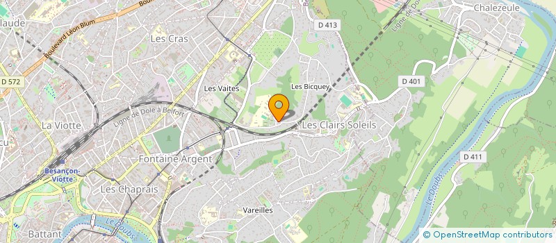 localisation de l'entreprise HOLDING BRULEFOIN  BESANCON