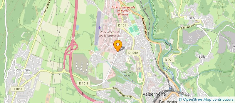 localisation de l'entreprise HOLDING BRUNET à VALSERHONE
