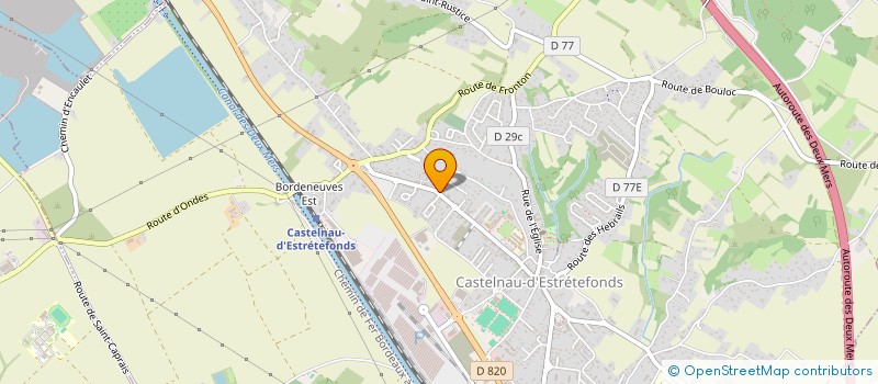 localisation de l'entreprise HOLDING BS  CASTELNAU-D'ESTRETEFONDS