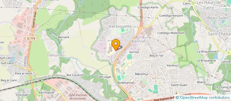 localisation de l'entreprise HOLDING BSTJ à VANNES