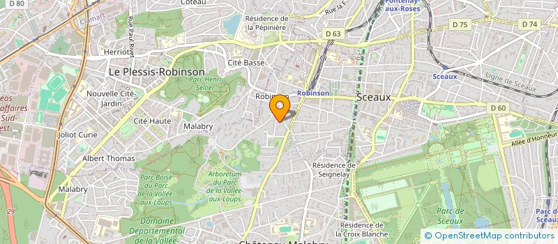 localisation de l'entreprise HOLDING BUCAILLE à CHATENAY-MALABRY