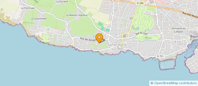 localisation de l'entreprise HOLDING C.D.J. à PORNIC