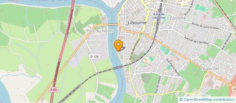 localisation de l'entreprise HOLDING C DE C à LIBOURNE