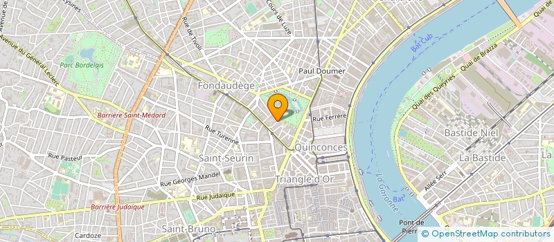 localisation de l'entreprise HOLDING C.F  MERIGNAC