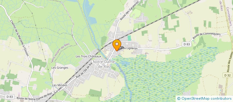 localisation de l'entreprise HOLDING C.G. TESSIER à SAINT-HILAIRE-DE-RIEZ