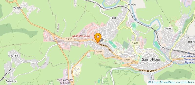 localisation de l'entreprise HOLDING C2 à SAINT-FLOUR