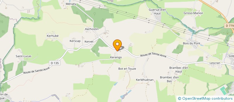 localisation de l'entreprise HOLDING C2M  PLESCOP