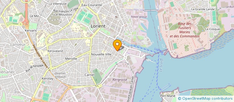 localisation de l'entreprise HOLDING C2S3 SOCIETE DE PARTICIPATIONS FINANCIERES DE PROFESSION LIBERALE DE CHIRURGIENS-DENTISTES  LORIENT