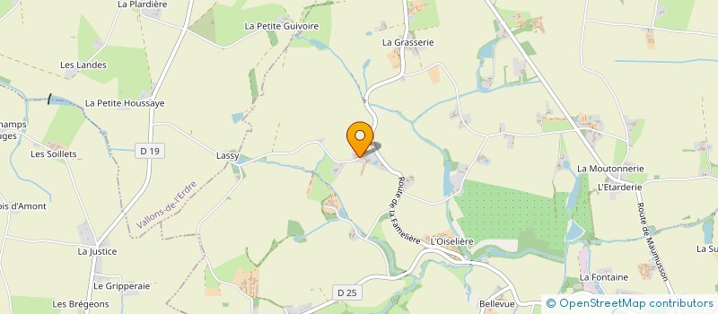 localisation de l'entreprise HOLDING C3M  LOIREAUXENCE