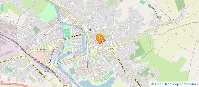 localisation de l'entreprise HOLDING CA FINANCES  SEDAN