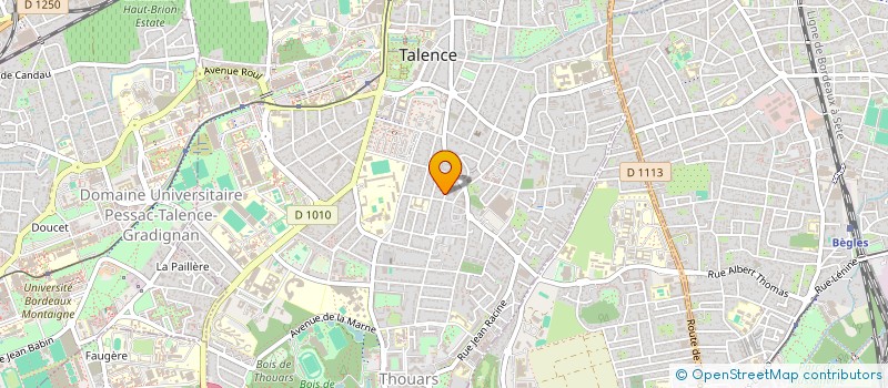 localisation de l'entreprise HOLDING CAFE  TALENCE