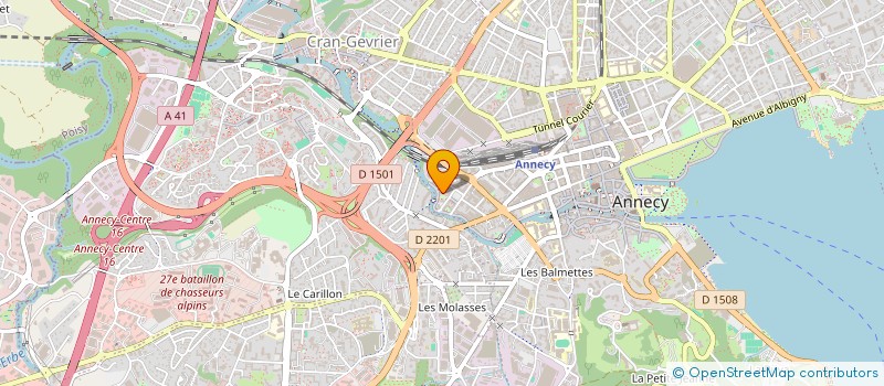 localisation de l'entreprise HOLDING CAJN à ANNECY