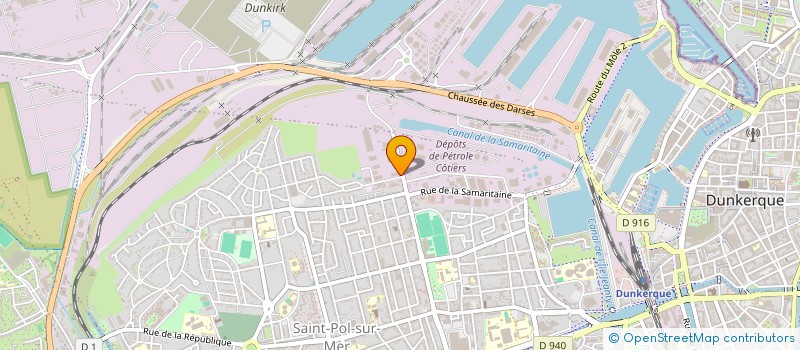 localisation de l'entreprise HOLDING CALCOEN  DUNKERQUE