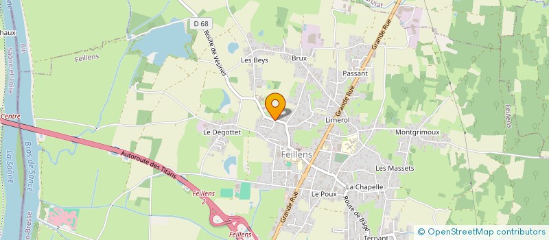 localisation de l'entreprise HOLDING CALLOUD à FEILLENS