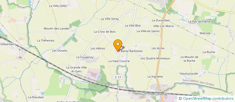 localisation de l'entreprise HOLDING CAMAI  SAINT-MELOIR-DES-ONDES