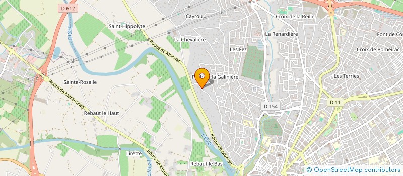 localisation de l'entreprise HOLDING CAMPS à BEZIERS