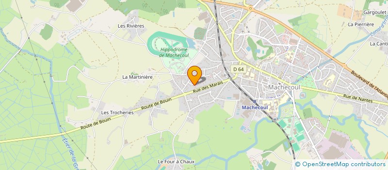 localisation de l'entreprise HOLDING CANDILE  MACHECOUL-SAINT-MEME