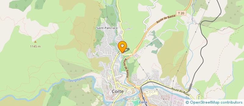 localisation de l'entreprise HOLDING CANELLA  CORTE