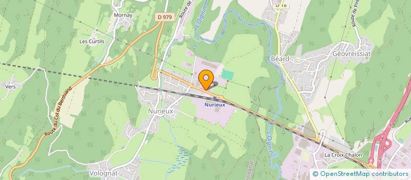 localisation de l'entreprise HOLDING CANSEVER  NURIEUX-VOLOGNAT