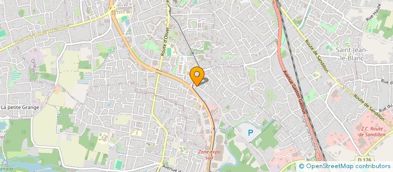 localisation de l'entreprise HOLDING CAP 45 à ORLEANS