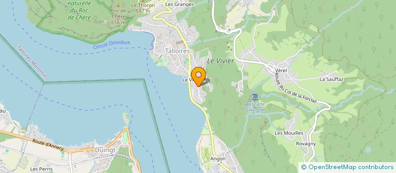 localisation de l'entreprise HOLDING CAP ALTA  TALLOIRES-MONTMIN