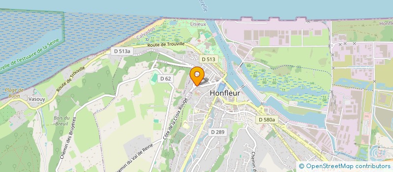 localisation de l'entreprise HOLDING CAPELLE  HONFLEUR
