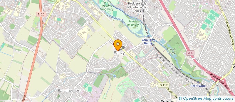 localisation de l'entreprise HOLDING CAPINVEST à LONGJUMEAU